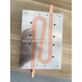 Customized cooling aluminum copper pipe water cooling plate